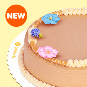 Classic Caramel Blooms 9" round