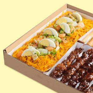 Set C - Pancit Malabon, Pork BBQ, Lumpiang Shanghai