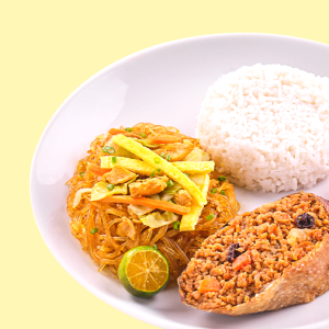 S6: Rellenong Bangus,  Sotanghon, Rice