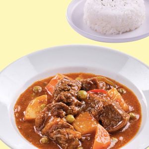 SP Beef  Caldereta  with Rice