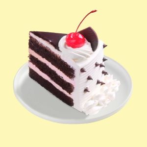Choco Cherry Torte Cake Slice