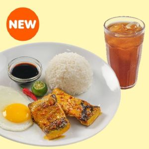 SP3 Bangus Inasal Egg Rice & Iced Tea