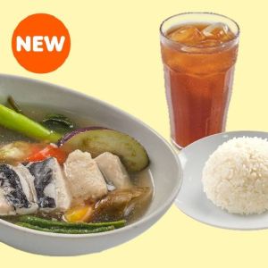 SP4 Sinigang na Bangus Rice & Iced Tea