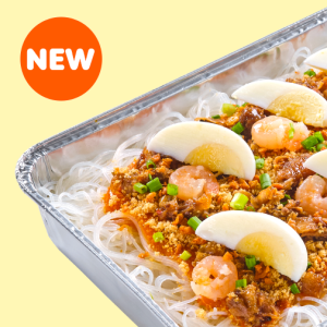 Celebration Tray: Palabok with Pork Sisig