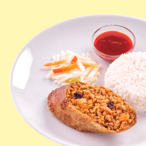 Rellenong Bangus Rice