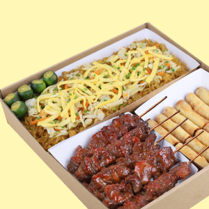 Set A: Pancit Sotanghon, Chunky Pork BBQ, Lumpiang Shanghai