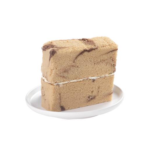Mocha Marble Cake Slice