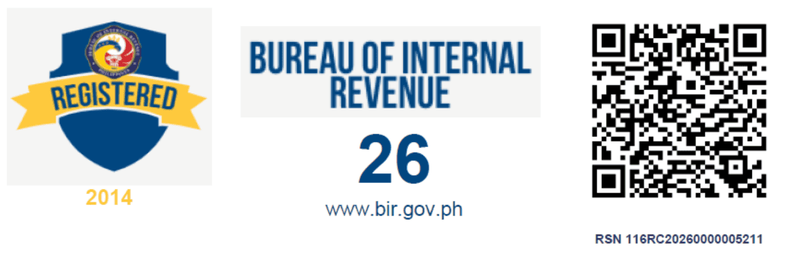 BIR Registration Seal Badge